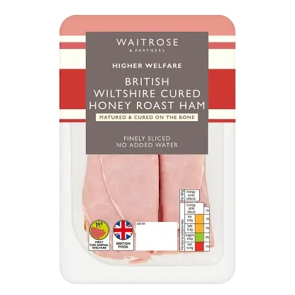 Finely Sliced Wiltshire Honey Ham