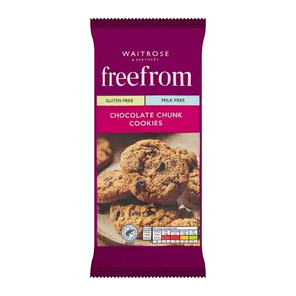 Free From Gluten Choc Chunk Cookies