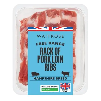 Free Range British Pork Rack of Loin Ribs