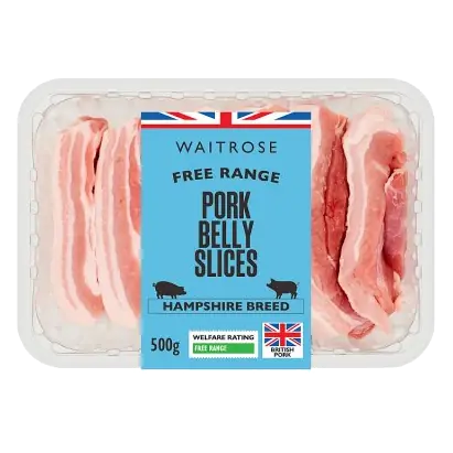 Free Range Pork Belly Slices