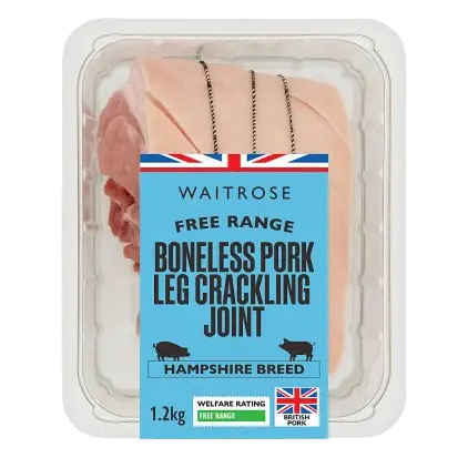Free Range Pork Boneless Leg Crackling Joint