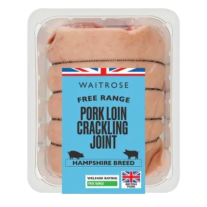 Free Range Pork Loin Crackling Joint