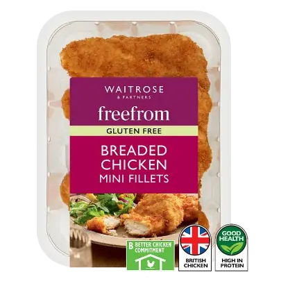 Freefrom Gluten Free Breaded Chicken Mini Breast Fillets