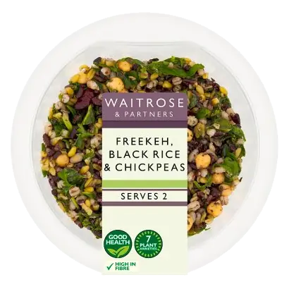 Freekeh, Black Rice & Chickpeas