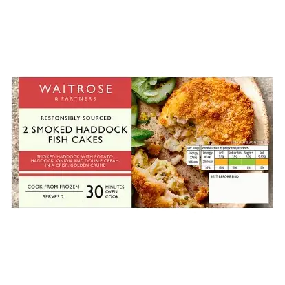 Frozen 2 Smoked Haddock Fish Cakes