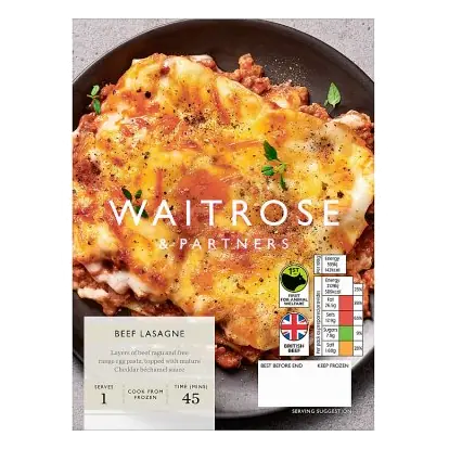 Frozen Beef Lasagne