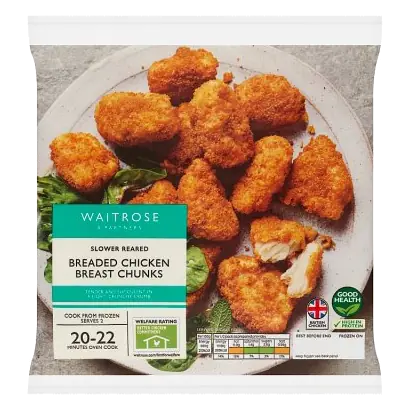 Frozen Breaded Chicken Breast Chunks