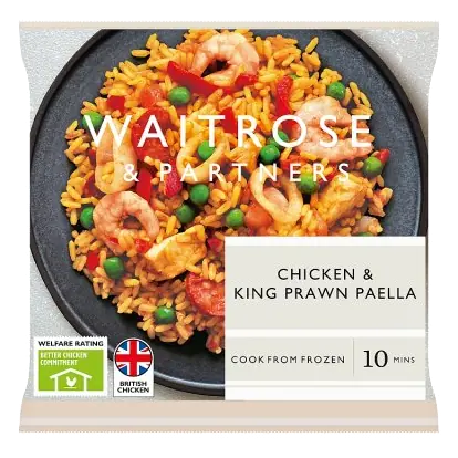 Frozen Chicken & King Prawn Paella for 2
