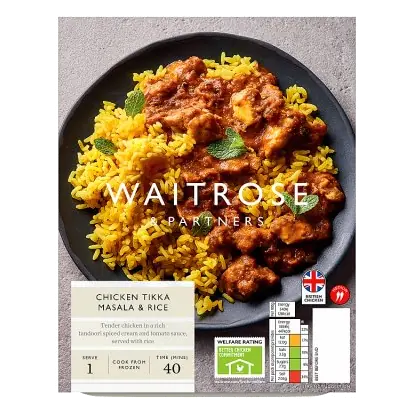 Frozen Chicken Tikka Masala & Rice