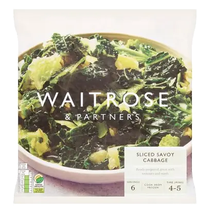 Frozen Sliced Savoy Cabbage
