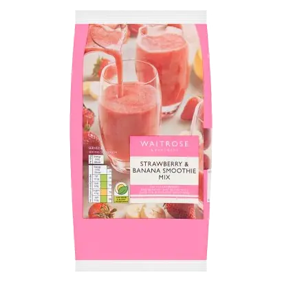 Frozen Strawberry & Banana Smoothie Mix