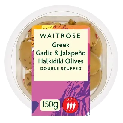 Garlic & Jalapeño Greek Halkidiki Olives