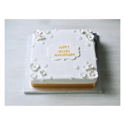 Golden Celebration Cake