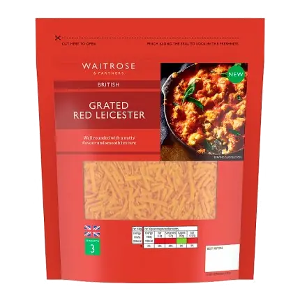Grated Red Leicester