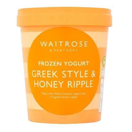 Greek Style Honey Ripple Frozen Yogurt