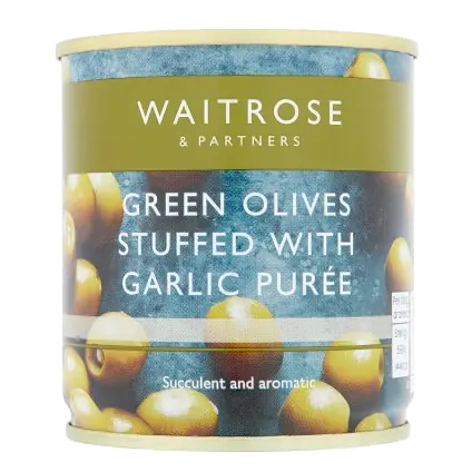Green Olives Garlic Purée