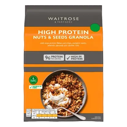 High Protein Nuts & Seeds Granola Breakfast Cereal