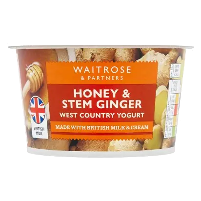 Honey & Stem Ginger Yogurt Single