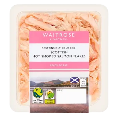 Hot Smoked Scottish Salmon Flakes