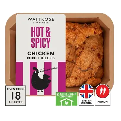 Hot & Spicy Breaded Chicken Mini Fillets
