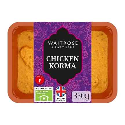 Indian Chicken Korma Curry for 2