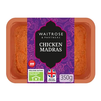 Indian Chicken Madras Curry for 2