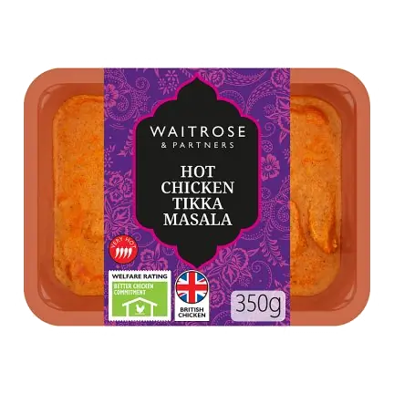 Indian Hot Chicken Tikka Masala Curry for 2