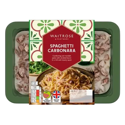 Italian Spaghetti Carbonara for 1