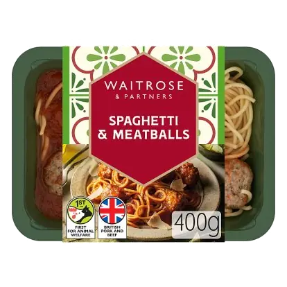 Italian Spaghetti & Meatballs for 1