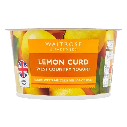 Lemon Curd Yogurt Single