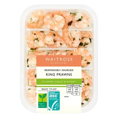 Lemon, Garlic & Parsley King Prawns