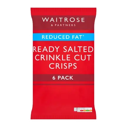 LOVE Life Ready Salted Reduced Fat Multipack Crisps