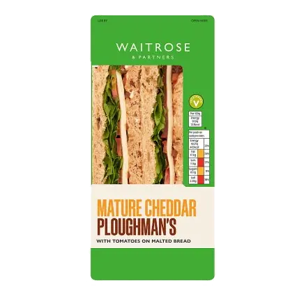 Mature Cheddar Ploughman's Sandwich