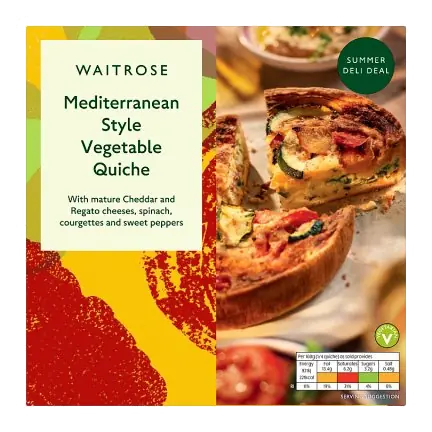 Mediterranean Style Vegetable Quiche