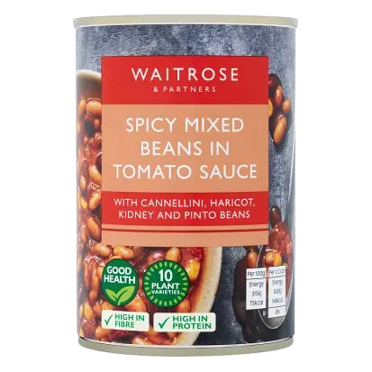 Mixed Beans in Spicy Tomato Sauce