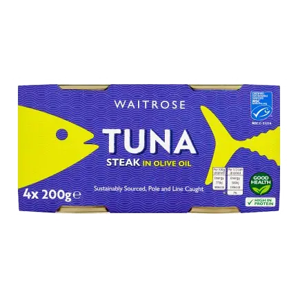 MSC Tuna Steak in Olive Oil