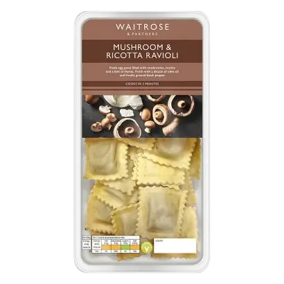 Mushroom & Ricotta Ravioli