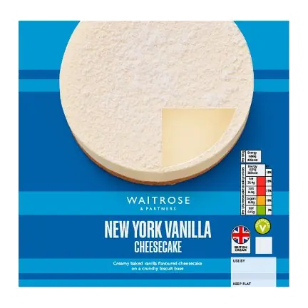 New York Vanilla Cheesecake