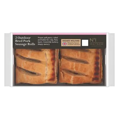 No.1 2 Outdoor Bred Pork Sausage Rolls