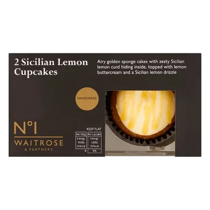 No.1 2 Sicilian Lemon Cupcakes