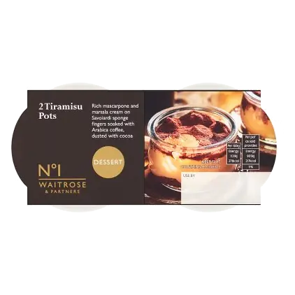 No.1 2 Tiramisu Pots
