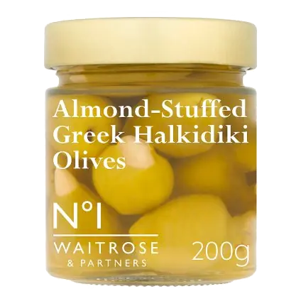No.1 Almond-Stuffed Greek Halkidiki Olives