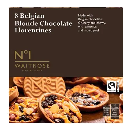 No.1 Blonde Choc & Seasalt Florentines