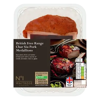 No.1 British Free Range Char Siu Pork Medallions