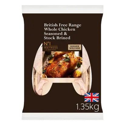 No.1 British Free Range Whole Stock Brined Chicken