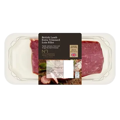 No.1 British Lamb Extra Trimmed Loin Fillet