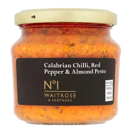No.1 Calabrian Chilli, Red Pepper & Almond Pesto