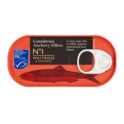 No.1 Cantabrian Anchovy Fillets in Extra Virgin Olive Oil
