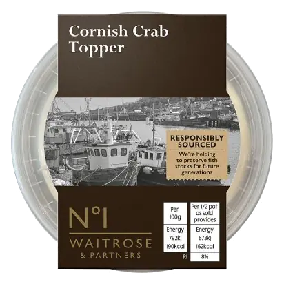 No.1 Cornish Crab Topper