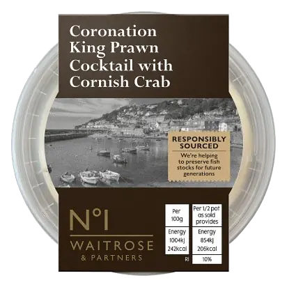 No.1 Coronation King Prawns Cocktail with Cornish Crab
